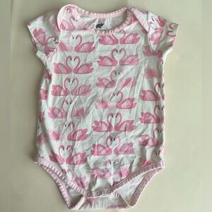 Organic Baby Girl Short Sleeve Onesie